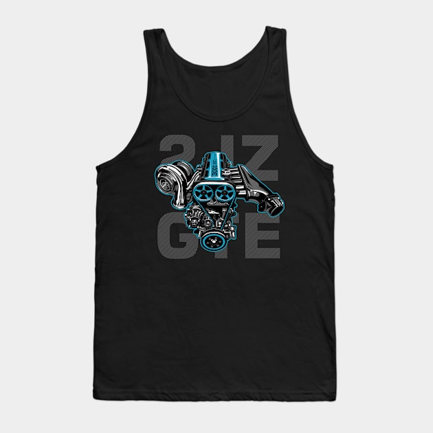 Toyota Supra 2JZ GTE Tank Top by SpeedPistion